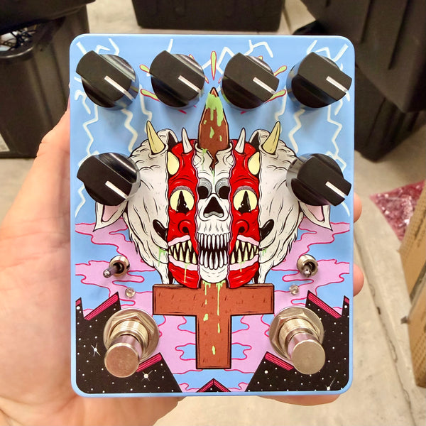 VAULT - Hail Satan Deluxe Blue Lamb Face